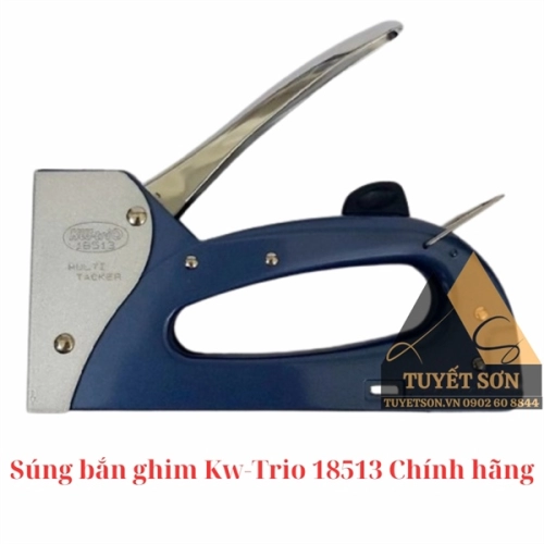 Máy bắn kim Kw-Trio 18513 chính hãng + tặng kim 53/8 - Súng bắn ghim bắn gỗ