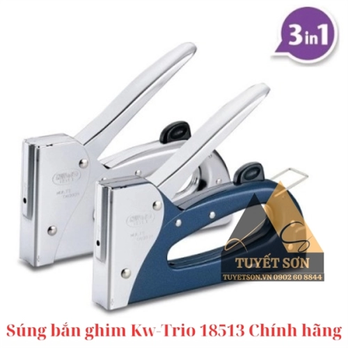 display Máy bắn kim Kw-Trio 18513 chính hãng + tặng kim 53/8 - Súng bắn ghim bắn gỗ 4
