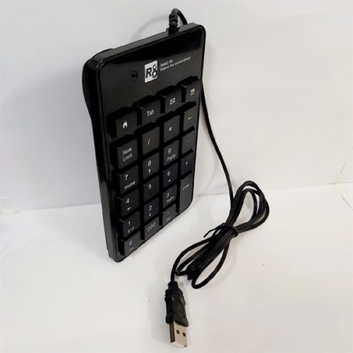 display Bàn phím số có dây 1810 USB đen R8 2