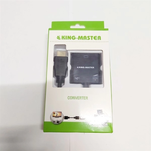 display Cáp chuyển HDMI to VGA + Audio Kingmaster KY-H124B 3