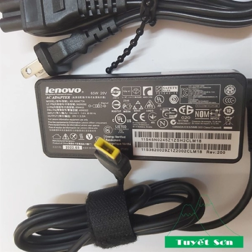 display Sạc Lenovo 20V-3.25A USB kim Zin 2
