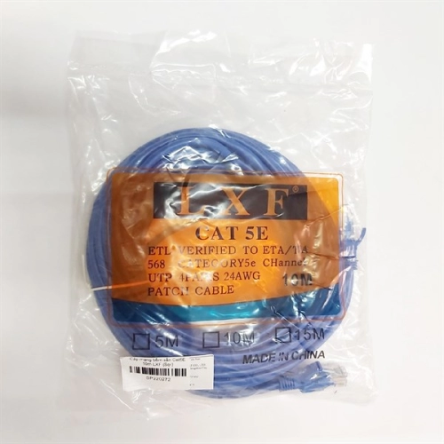 display Cáp mạng bấm sẵn Cat5E 10m LXF 3
