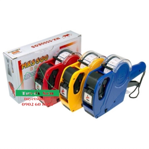 Máy bấm giá Hongsheng MX-5500EOS có nắp - máy dán giá note giá