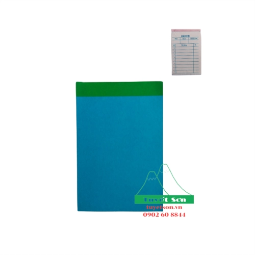 Sổ Order 2L 8x12cm ko đế