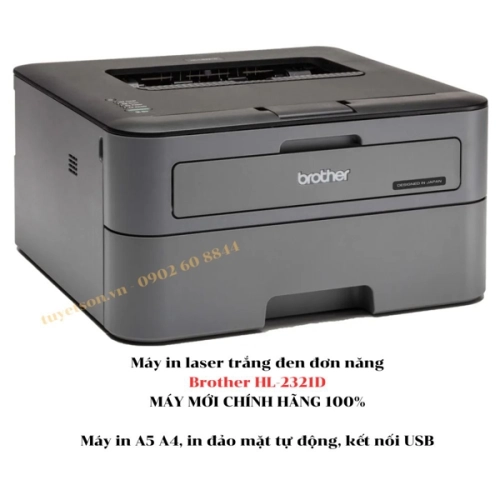 display Máy in laser trắng đen đơn năng Brother HL-2321D - MÁY MỚI CHÍNH HÃNG 100% 1