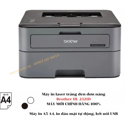 display Máy in laser trắng đen đơn năng Brother HL-2321D - MÁY MỚI CHÍNH HÃNG 100% 2