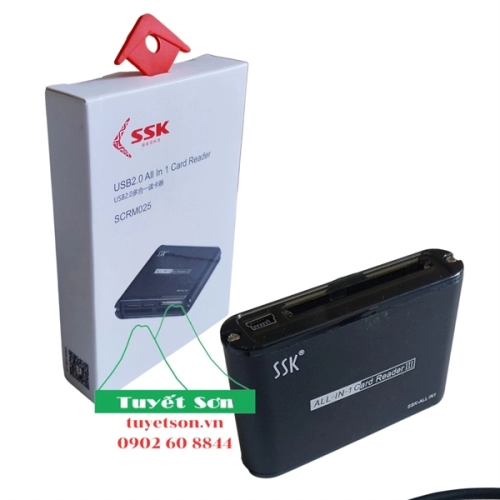 Đọc thẻ nhớ SSK SCRM025-0712 đa năng