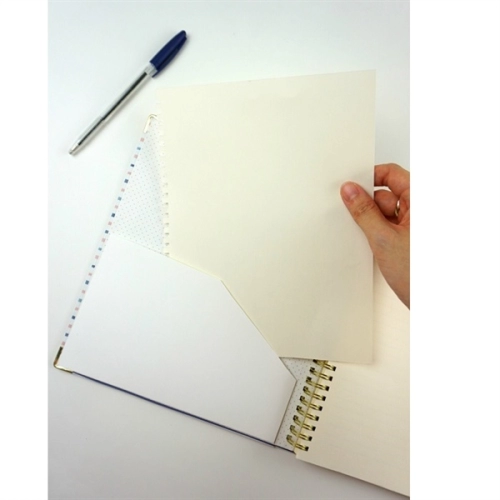 display Sổ Lò Xo cao cấp Hope 7 180tr 100Gsm kẻ ngang (19x22.6cm) (giấy kem) 2