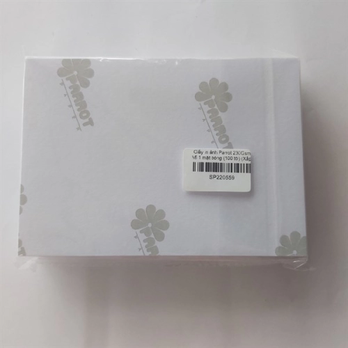 Giấy in ảnh Parrot 230Gsm A6 1 mặt bóng 100 tờ