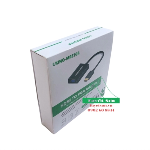 display Cáp HDMI to VGA Kingmaster KM001 2