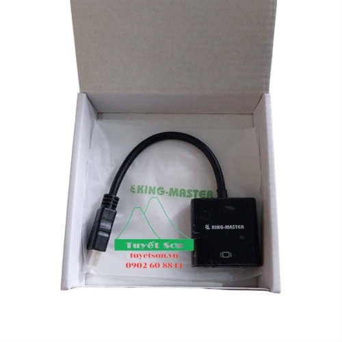 display Cáp HDMI to VGA Kingmaster KM001 3