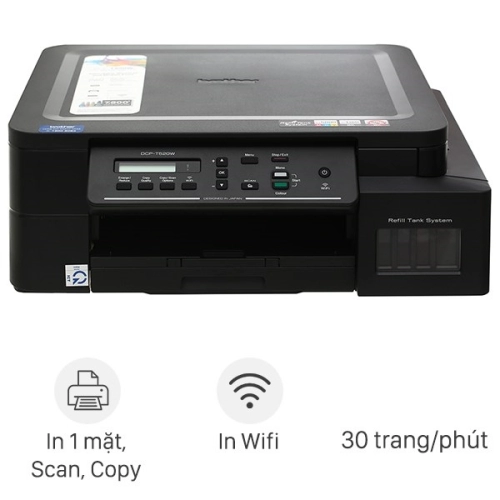 display Máy In Phun Màu Đa Năng In-Scan-Copy Brother DCP-T520W 2