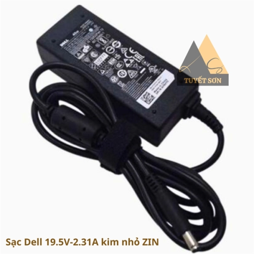 Sạc Dell 19.5V-2.31A kim nhỏ ZIN