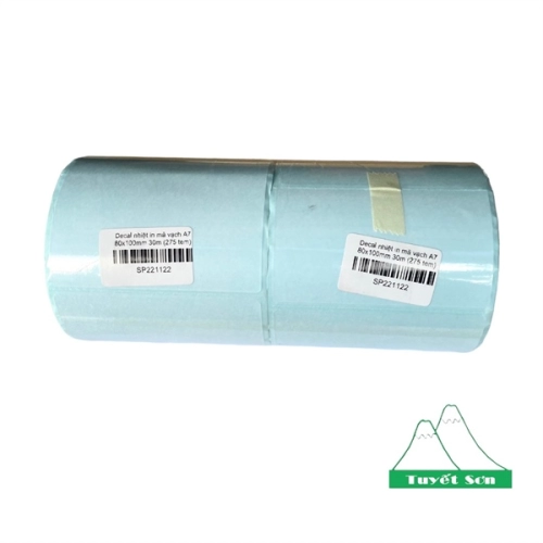 display Decal nhiệt A7 80x100mm 30m (275 tem/cuộn) 4