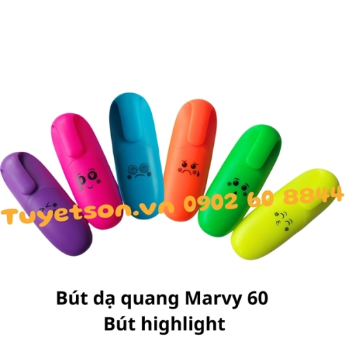 Bút dạ quang Marvy 60 - Bút highlight
