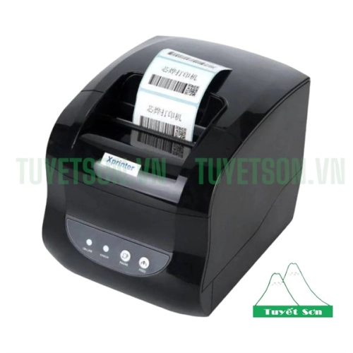 display Máy in mã vạch Xprinter XP-318B, máy in tem nhãn bardcode 3