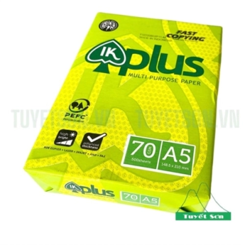 display Giấy in A5 IK Plus 70Gsm 4