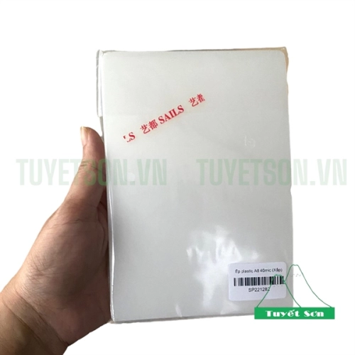 display Màn nhựa ép plastic A6 40mic 11x16cm 4