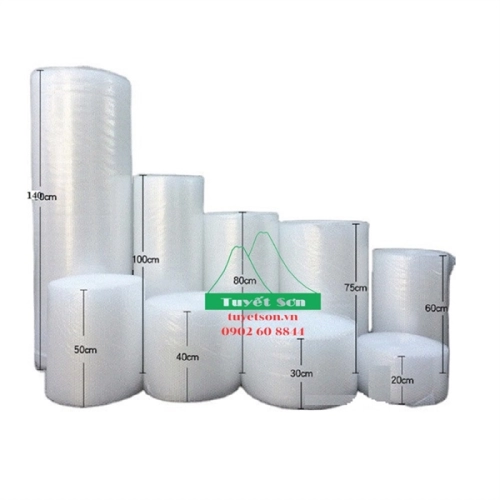 display Cuộn xốp hơi gói hàng Cuộn 10cmx100m - xốp khí xốp hơi gói hàng BÓNG NHỎ 1CM 2