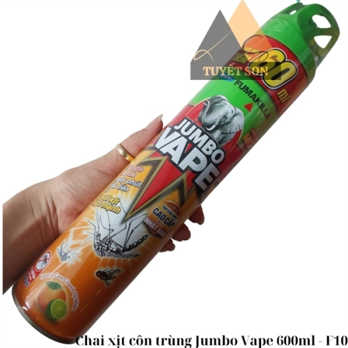 display Chai xịt muỗi Jumbo-Vape 600ml 2