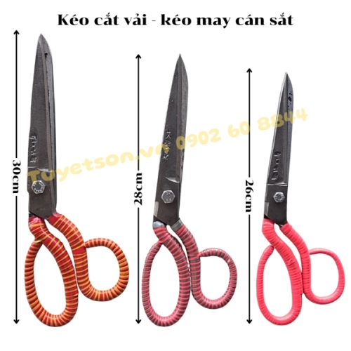 display Kéo cắt vải - kéo may cán sắt 1