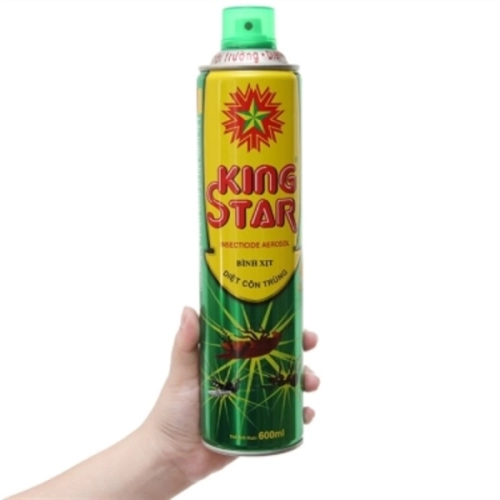 display Chai xịt muỗi King Star xanh 600ml 1