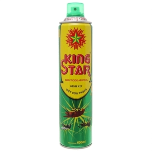 display Chai xịt muỗi King Star xanh 600ml 2