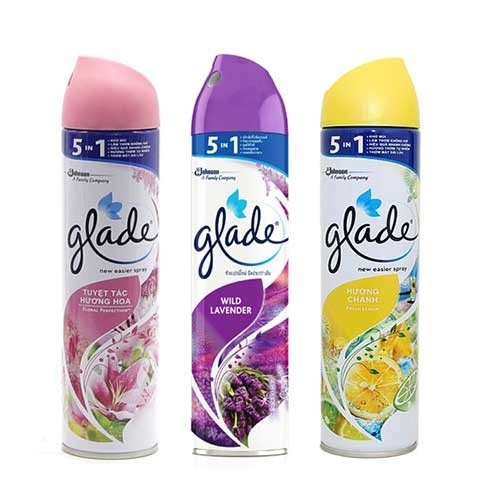 display Chai xịt phòng Glade 280ml 1