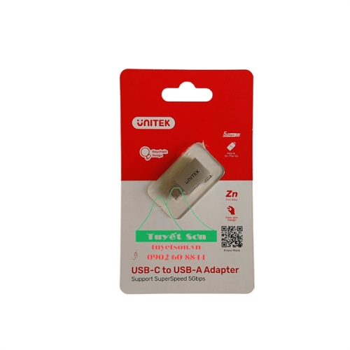 Đầu chuyển Type C to USB Unitek A1025GNI 3.0