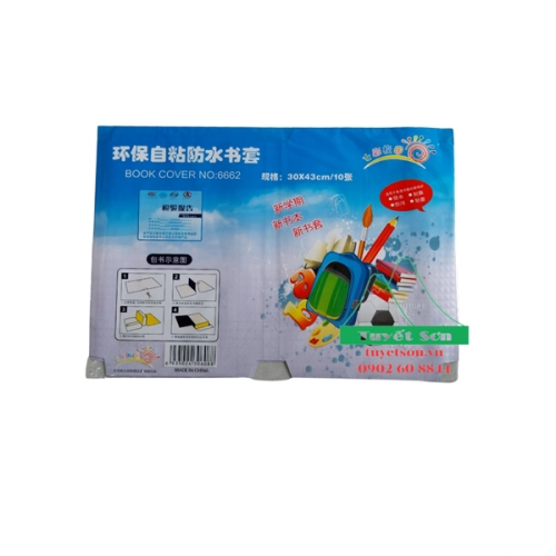 Bìa decal dán sách vở trung (30x43cm)