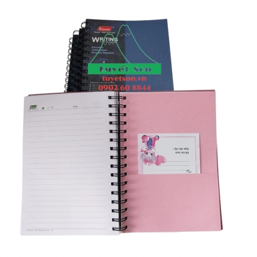 display Sổ lò xo bìa nhựa cao cấp GRAND 240 trang 3