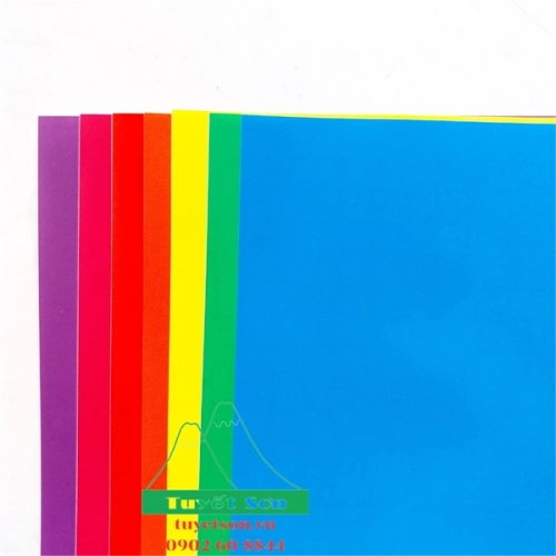 display Giấy thủ công có keo 7 màu (224x170mm) 4