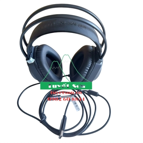 display Tai nghe headphone Monster N5 Led 7.1 USB 2