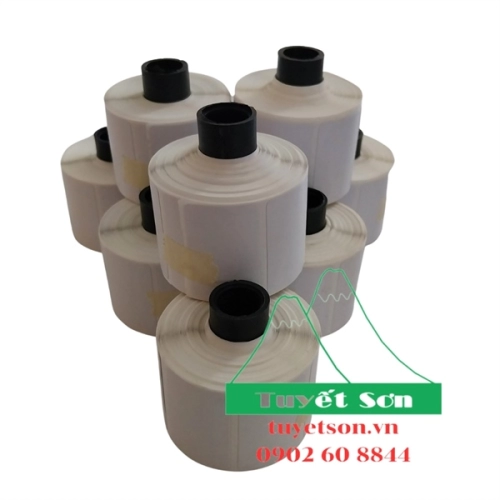 display Decal NHIỆT 35x22mm 10m 1 tem 450 tem/cuộn - giấy in mã vạch in tem 4