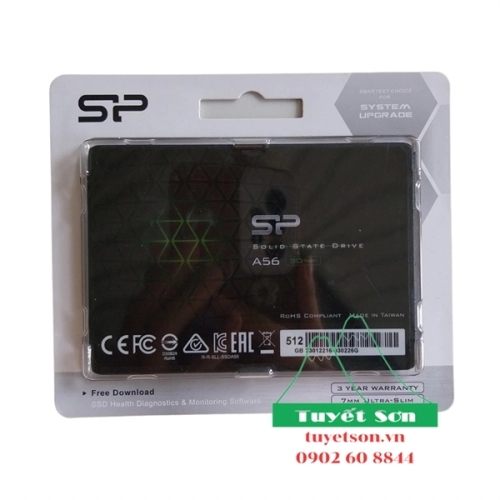 Ổ cứng SSD Siliconpower 256GB A58 Sata Chính Hãng