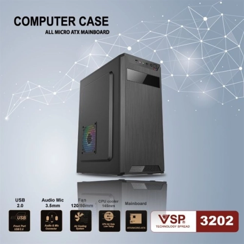 Bộ máy tính bàn Gigabyte H510 M-H/ I5-10400/ 8GB/2666/ Siliconpower 516GB/ VSP TiTan ET500W/ Wifi TPlink TL-WN722N
