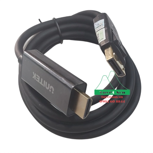display Cáp Displayport to HDMI Unitek 1.8m Y-5118CA 2