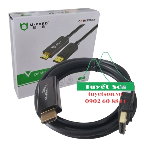 Cáp Displayport to HDMI M-Pard MH014 1.8m