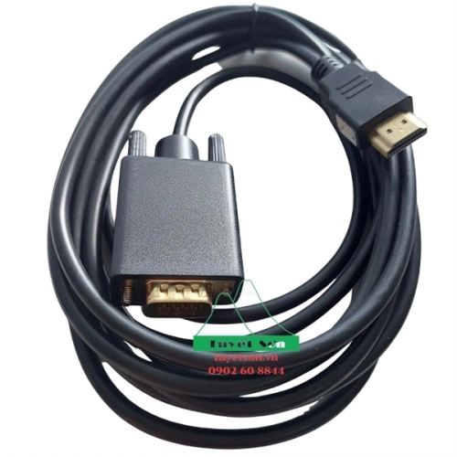 display Cáp HDMI to VGA 3m BX006 2