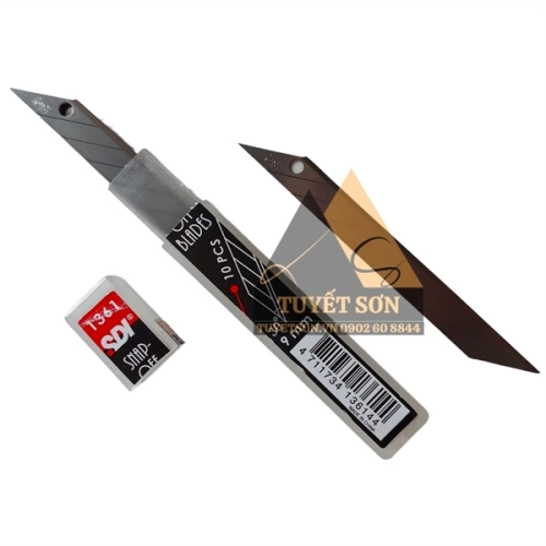 Lưỡi dao rọc giấy NHỎ SDI 1361 9mm - Mũi nhọn 30 độ