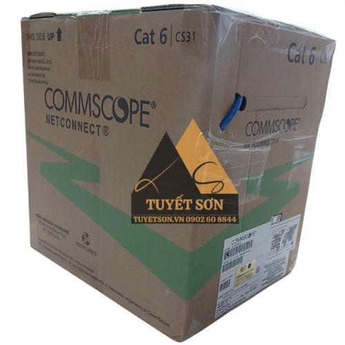 Cáp Mạng Commscope CAT6 UTP 23AWG 1427254-6 Chính Hãng - XANH DƯƠNG lõi to