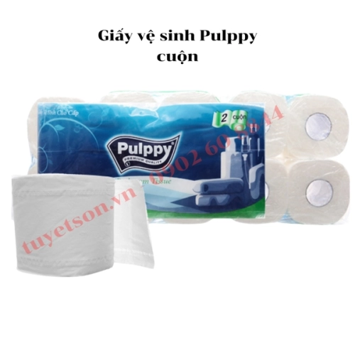 display Giấy vệ sinh Pulppy cuộn 2