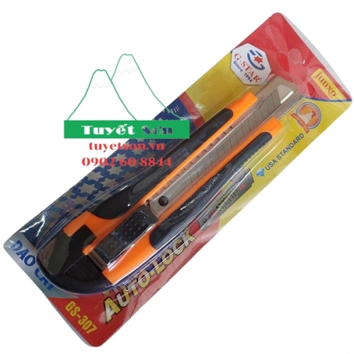 Dao rọc giấy LỚN Gstar GS-307 - dùng lưỡi 18mm