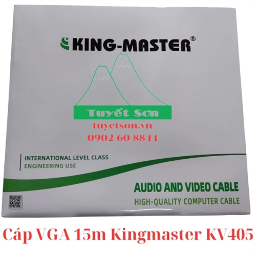 display Cáp VGA 15m Kingmaster KV405 3
