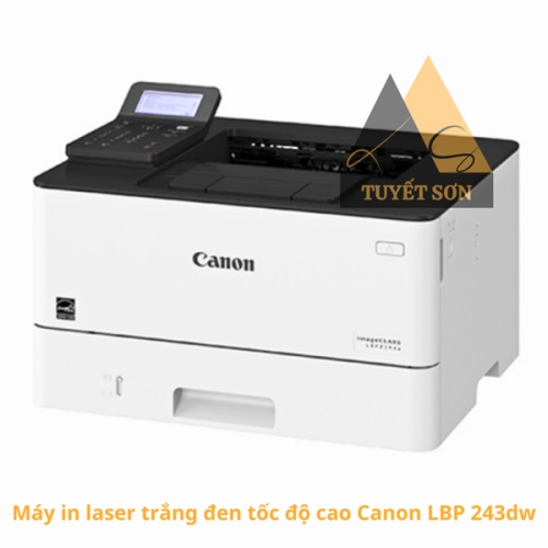 display Máy in laser trắng đen tốc độ cao Canon LBP 243dw 2