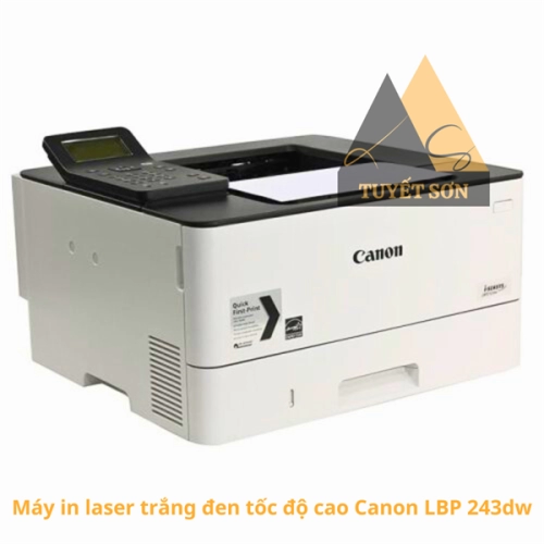 display Máy in laser trắng đen tốc độ cao Canon LBP 243dw 3