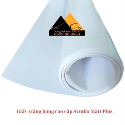 display Giấy và bìa cứng giấy Symbol Matt Plus Premium White - trắng bóng cao cấp tráng phủ 3 lớp Fedrigoni 2