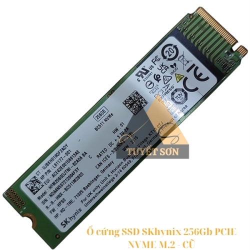 Ổ cứng SSD SKhynix 256Gb PCIE NVME M.2