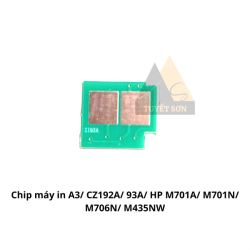 Chip máy in HP A3 93A CZ192A HP M701A M701N M706N M435NW 12K