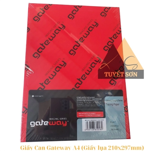 Giấy Can Gateway A4 - Giấy lụa 210x297mm